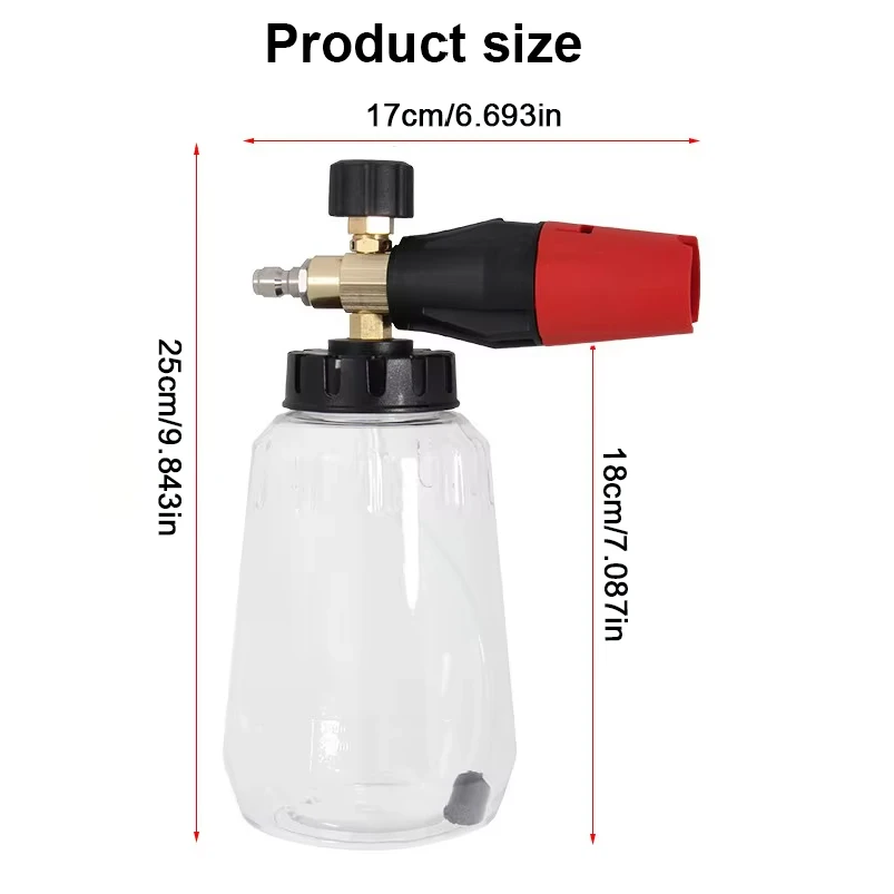 Yüksek Basınçlı PA Köpük Taban - Pressure Washer Foam Gun incelemesi ve fiyatı