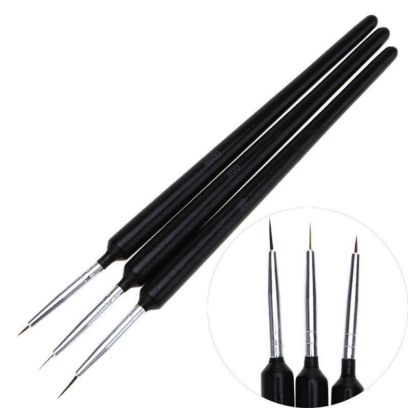 3 adet Ultra ince Nail Art Lin - Detailing Brush Set incelemesi ve fiyatı