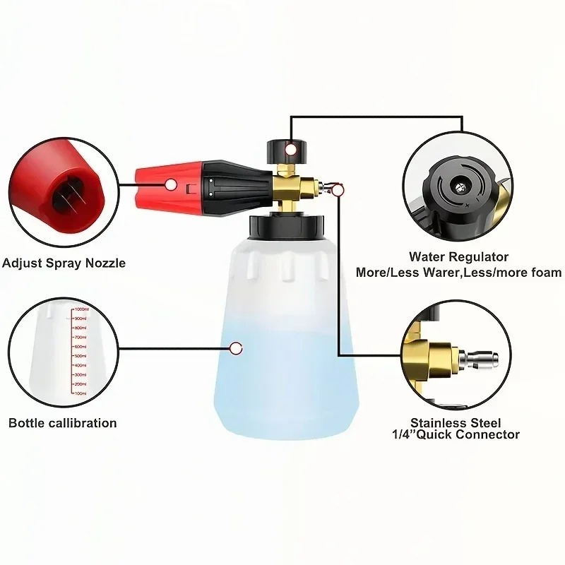 Ayarlanabilir Yüksek Basınçlı  - Pressure Washer Foam Gun incelemesi ve fiyatı